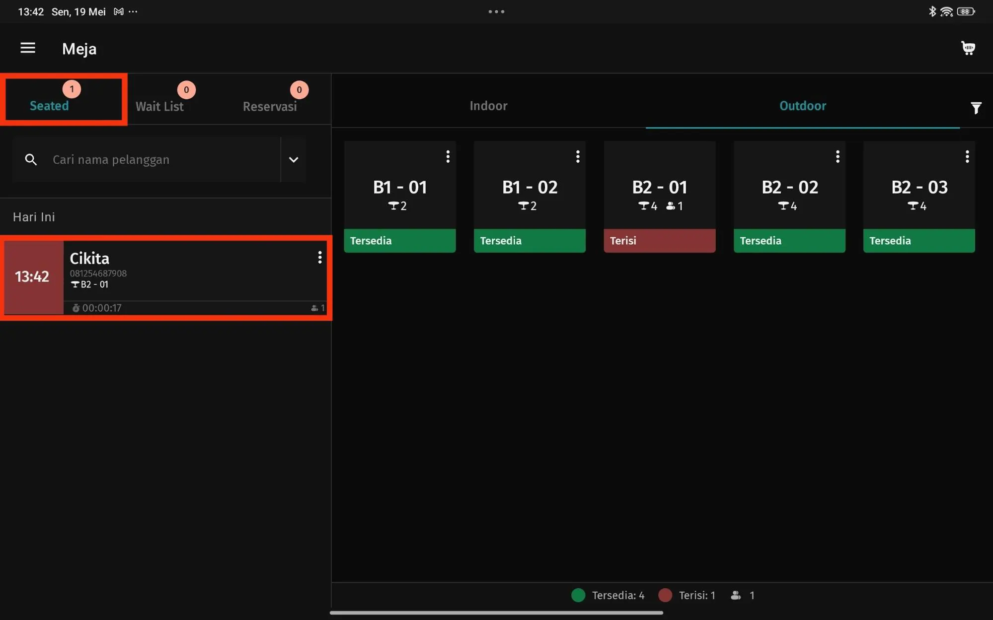 10 Membuat Reservasi pada Accurate POS